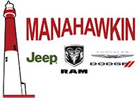 Manahawkin jeep - 4.7 (781 reviews) 500 Route 72 Manahawkin, NJ 08050. Visit Manahawkin Chrysler Jeep Dodge RAM. Sales hours: 9:00am to 8:00pm. Service hours: 7:30am to 5:00pm. View all hours. Sales.